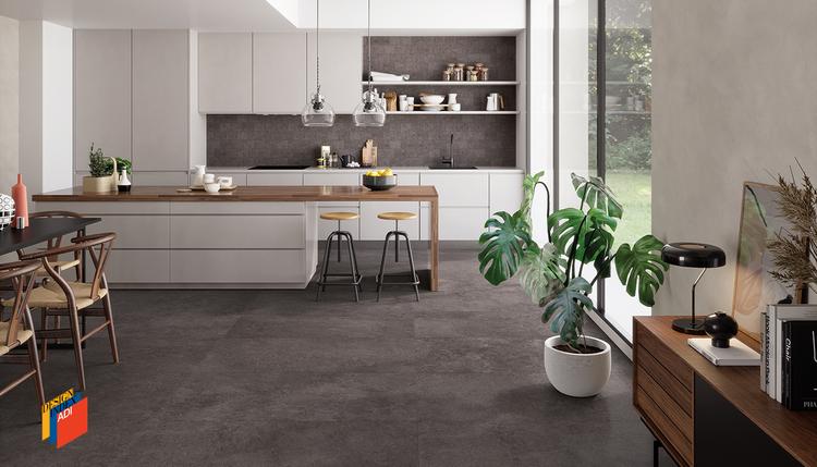 Landscape | Emilceramica Gres Porcellanato Emil Landscape Pietra Cucina Antracite Immagine Gallery | Emilceramica