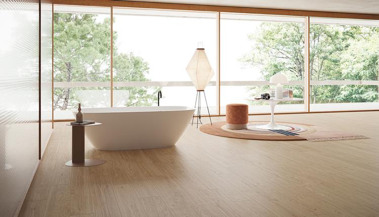 Mimesis | Emilceramica Gres Porcellanato Emil Mimesis Legno Bagno Ecru Immagine Gallery | Emilceramica