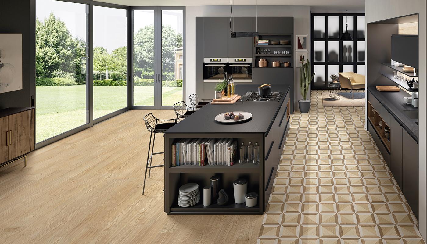 Gres Porcellanato Emil Dimore Legno, Cucina Dorato Immagine Gallery | Emilceramica Gres Porcellanato Emil Dimore Legno, Cucina Dorato Immagine Gallery | Emilceramica