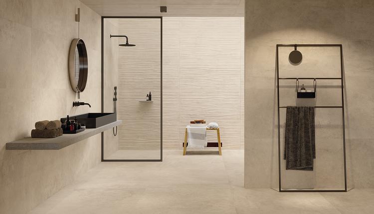 Fabrika | Emilceramica Gres Porcellanato Emil Fabrika Pietra Bagno Sand Fondo Immagine Gallery | Emilceramica