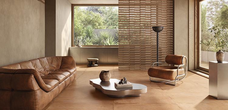 Fornace Provenza | Emilceramica Gres Porcellanato Provenza Fornace Provenza Terracotta,brick Living Terra Fondo Immagine Gallery | Emilceramica