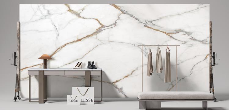 Level Marmi | Emilceramica Gres Porcellanato Level Level Marmi Marmo Calacatta Oro Immagine Gallery | Emilceramica