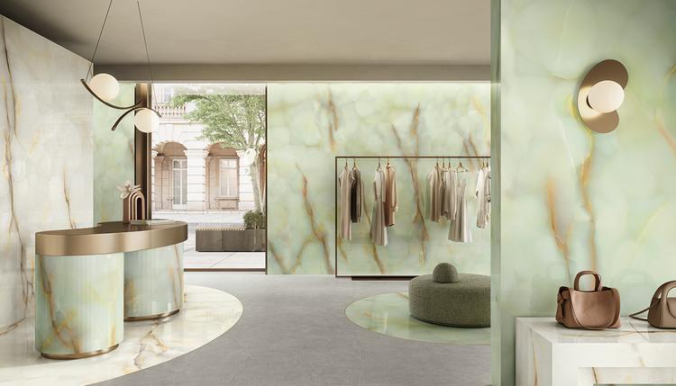 Tele di Marmo Pure Onyx | Emilceramica Gres Porcellanato Emil Tele Di Marmo Pure Onyx Marmo Negozio Onyx Perla ,onyx Giada Immagine Gallery | Emilceramica