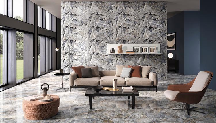 Tele Di Marmo Revolution | Emilceramica Gres Porcellanato Emil Tele Di Marmo Revolution Marmo Living Blu Ande Immagine Gallery | Emilceramica