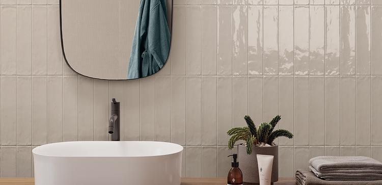 Totalook | Emilceramica Gres Porcellanato Emil Totalook Brick Bagno Sabbia Majolica Lux Immagine Gallery | Emilceramica