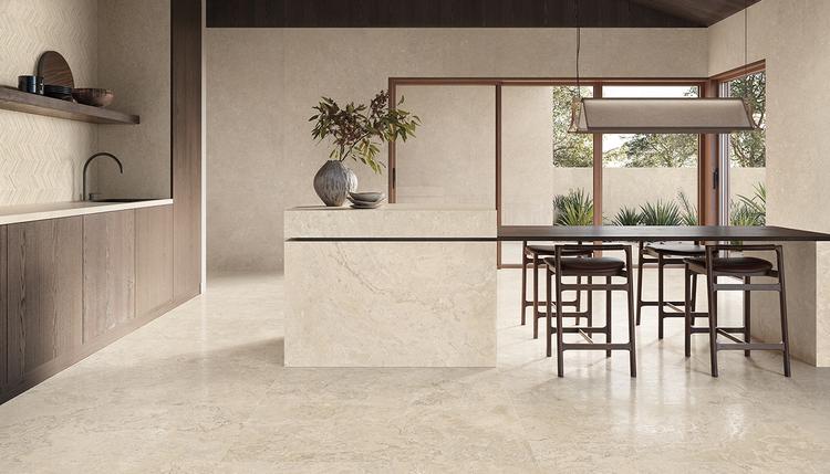 Unique Bourg | Emilceramica Gres Porcellanato Provenza Unique Bourg Pietra Cucina Beige Variée,beige Minimal,beige Pointes Immagine Gallery | Emilceramica